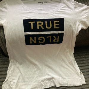 True Religion white shirt size Small
